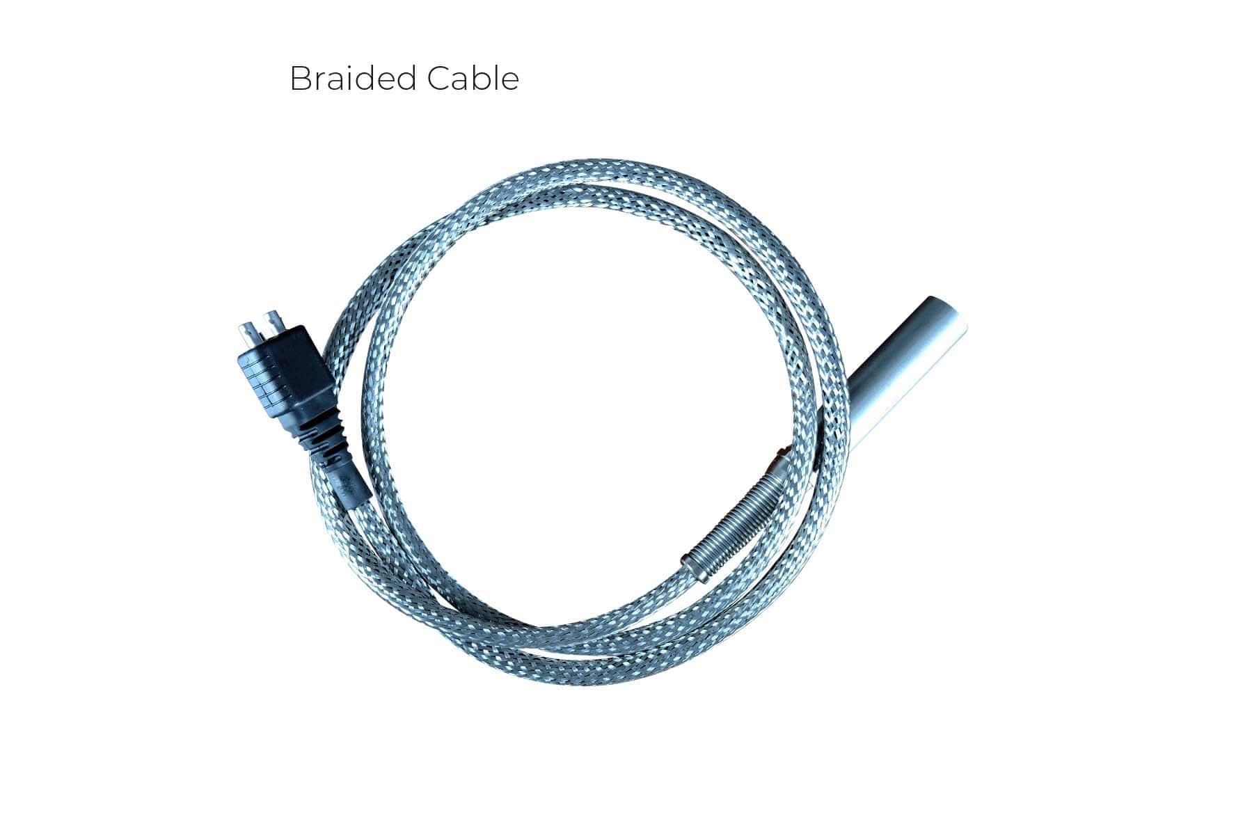 braided high temp cable